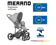 Carrinho de Bebê Travel System ABC Design Merano Woven Grey + Moisés