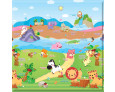 Tapete Baby Play Mat 125x125CM e Sporty Animals - Safety 1ST