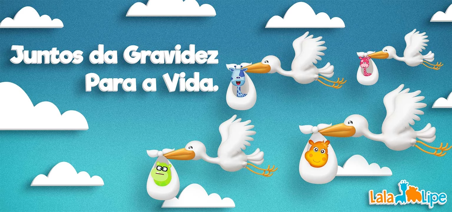 juntos da gravidez para a vida