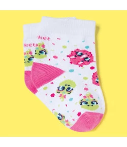 Meia Soquete Puket Dina Branco