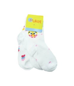 Tripack de Meia Puket Club Baby Coruja 010202783