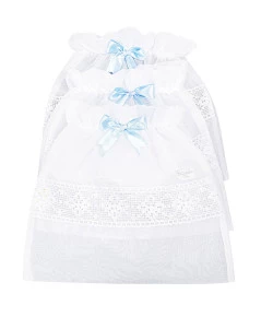 Saquinho Maternidade Batistela Baby Azul 3 Peças - 02564