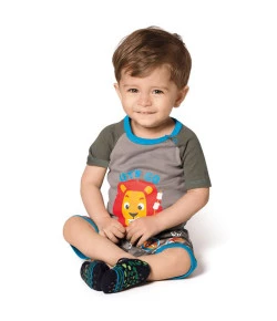 Pijama Manga Curta Baby Puket Let's Camping Verde JAN19 - 030200493