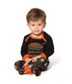 Pijama Manga Longa Baby Puket Preto INV19 - 030200495
