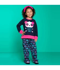 Pijama Moletom Panda Puket