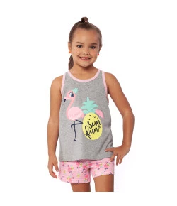 Pijama Regata Puket Flamingo