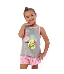 Pijama Regata Puket Flamingo