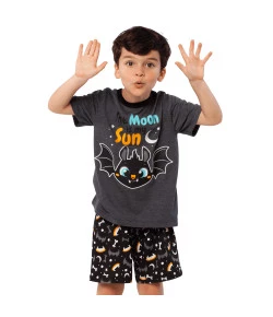 Pijama Manga Curta Halloween Puket