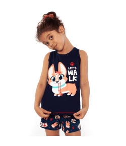 Short Doll Regata Teen Puket Corgi Azul Marinho V20 - 030501564