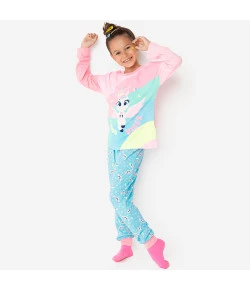 PIJAMA MANGA LONGA UNICÓRNIO