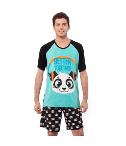 Pijama Manga Curta Puket Panda
