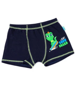 Cueca Boxer Kids Puket Dino Azul Marinho MAR19 - 040400777