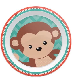 Pratinho Raso Buba Animal Fun Macaco - 08973