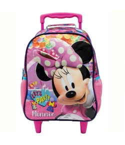 MOCHILA DE RODINHAS MINNIE