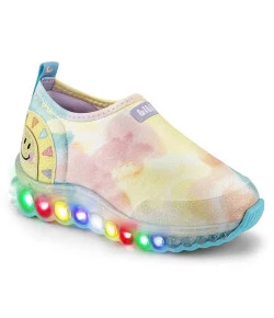 Tênis Infantil de Luz Bibi Roller Celebration Aquarela