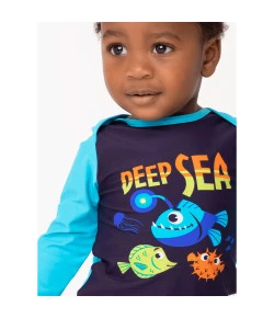 Camiseta Baby Peixes ML Puket Azul 