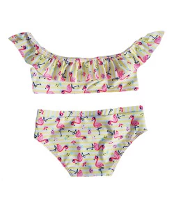 Bíquini Babados Kids Puket Flamingo