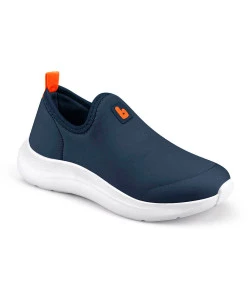Tênis Infantil Bibi Action Azul Naval com Laranja
