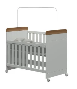 Berço Reller Nuth Branco Fosco/Mezzo Fosco (Padrão Americano)