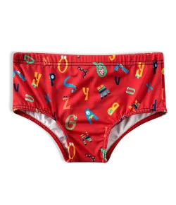 Sunga Todler ABC Tip Top Vermelho 
