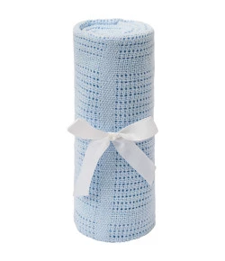 MANTINHA TRICOT BABY AZUL - Buba