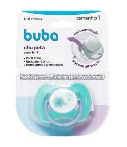 Chupeta Comfort Buba Elefantinho Azul 12659