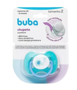 Chupeta Comfort Buba Elefantinho Azul
