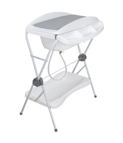 banheira alta com trocador shower - kiddo (cinza)