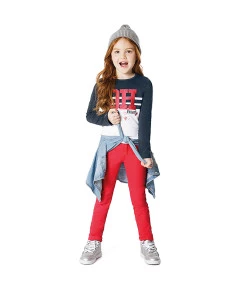 Blusa Manga Longa Angerô Azul Marinho INV19 - 2655