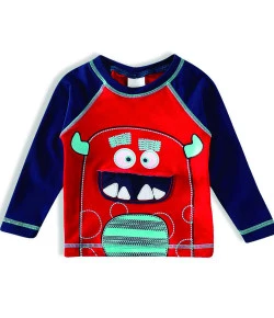 Camiseta Praia ML Tip Top Vermelho