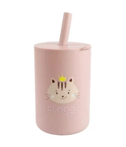 COPO EM SILICONE COM CANUDO