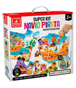 SUPER KIT NAVIO PIRATA MONTESSORI 3430