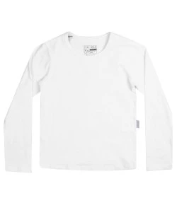 Blusa Cotton Manga Longa Essencial Poah Noah Branco IN21 45800L