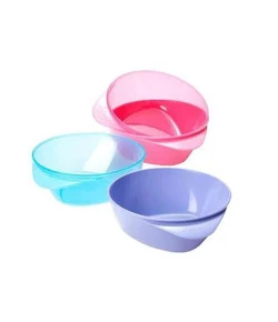 4 Pratos Fundos Tommee Tippee Easy Scoop 7m+ - Rosa e Lílas