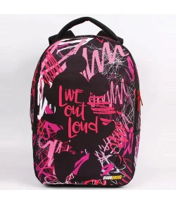 Mochila Escolar G Dermiwil Minnie Live Out Lond Preto - 51940