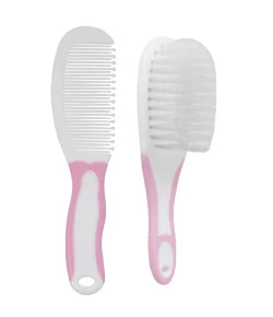 Escova e Pente de Cabelo Baby Buba Rosa - 5236