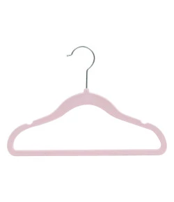 Cabide Infantil de Veludo Buba Rosa