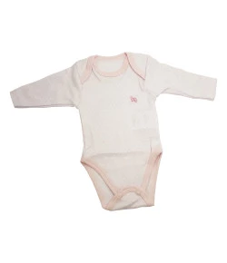 Body Manga Longa Hug Rosa