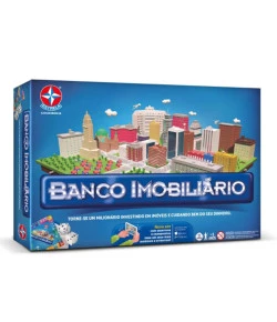 Jogo de Mesa Banco Imobiliário Estrela 8+