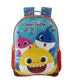 Mochila Escolar Xeryus Tamanho 16 Baby Shark R1 9592