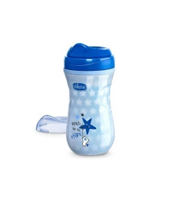 Copo de Treinamento Chicco Brilha no Escuro Azul 14M+