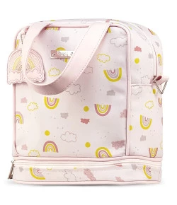 Frasqueira Térmica Hug Linha Arco-Íris Rosa