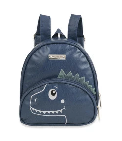 Mochila Fun Dinossauro Hug Marinho B8100-2