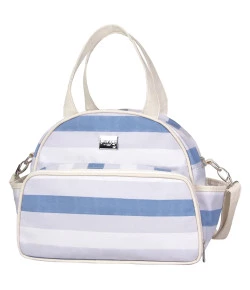 Bolsa Maternidade Hug Prática M Listrado Azul