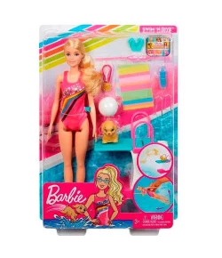 BARBIE DREAM HOUSE ADVENTURE EXPLORAR E DESCOBRIR NADADORA GHK23