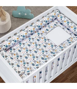 10089/C001 Kit Berço Batistela Baby Rolinho Urso 07 Peças