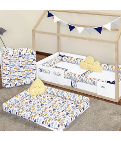 Kit Montessoriano Batistela Baby 7 Peças Nuvem  - 10091/C003