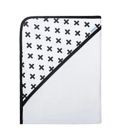 TOALHA DE BANHO BATISTELA BABY CRUZINHA PRETO