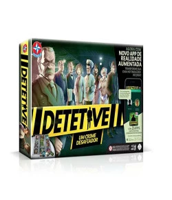 Jogo de Tabuleiro Investigação Detetive Estrela 8+