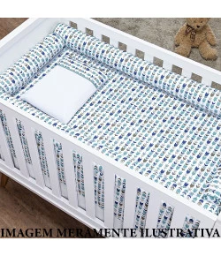 KIT BERÇO ROLINHO 7 PEÇAS